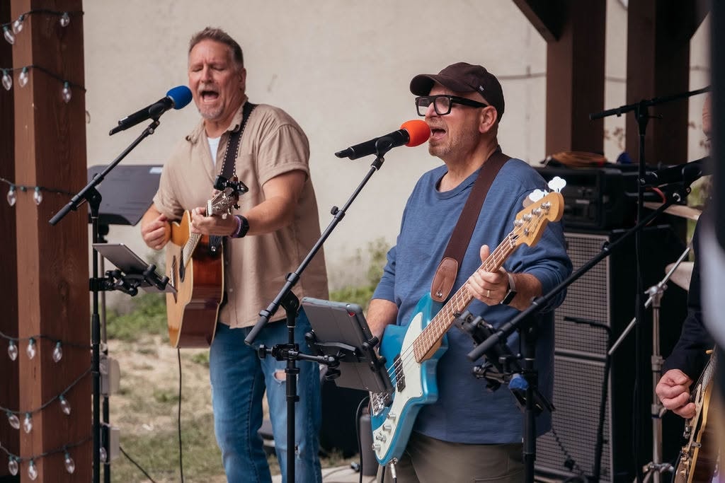 Live music performance at Harmony for Hope