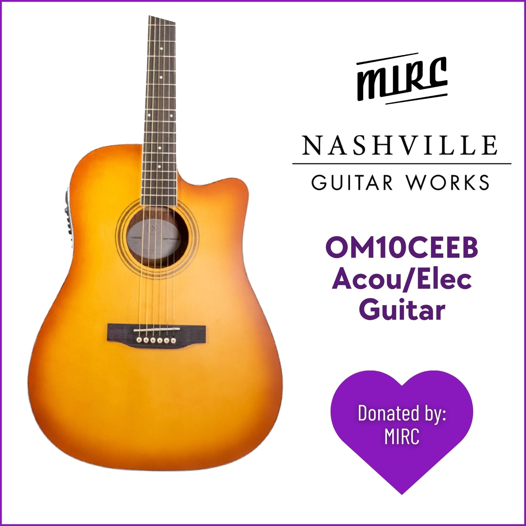 Nashville Guitar Works Acoustic-electric Guitar