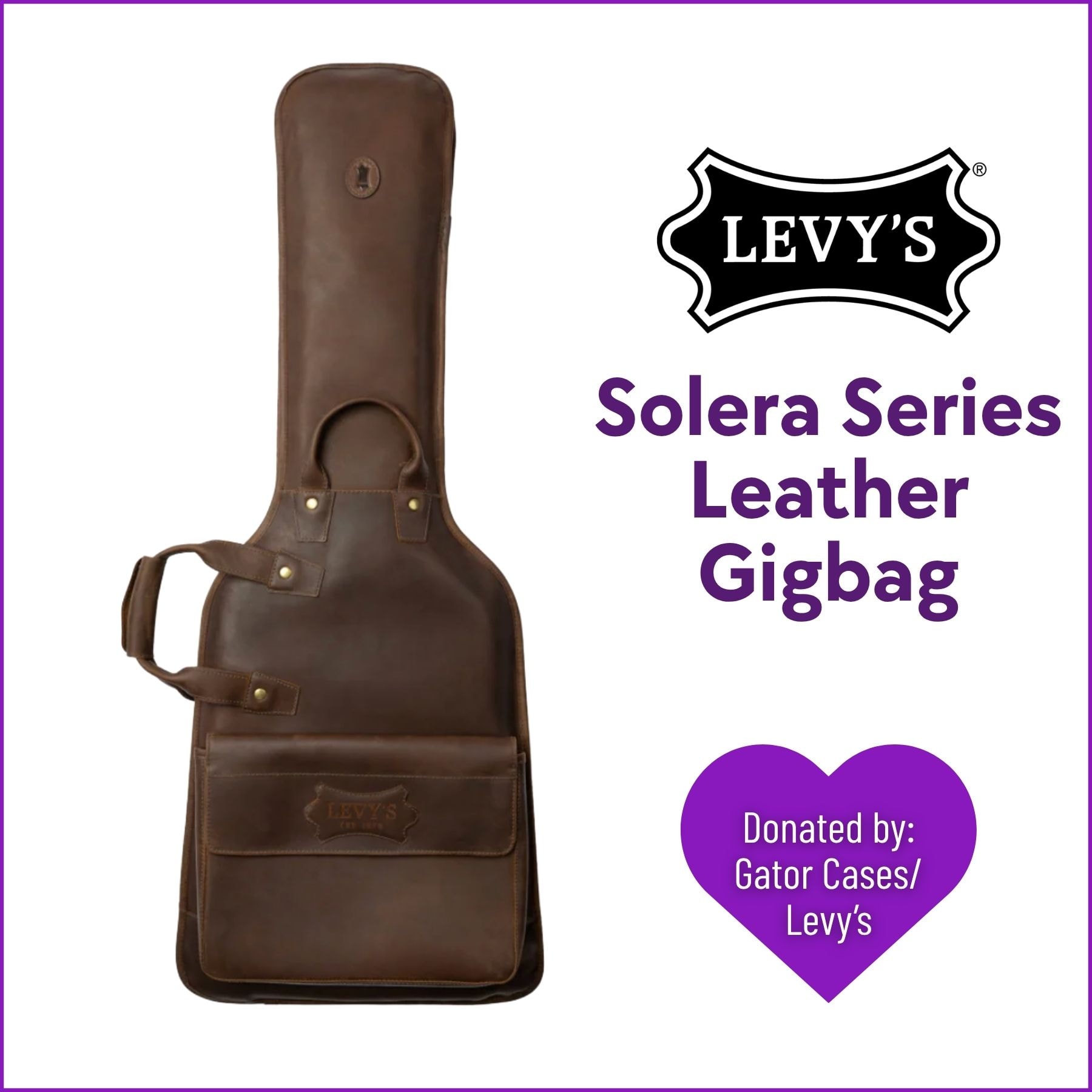 Levy's Solera Series Leather Gigbag